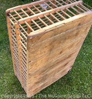Wooden Antique Chicken Crate Coop<br>

<br><br>

Removal Options:<br><br> Sat (Nov 8) & Sun (Nov 9) 11-3pm, 56 Scotch Hill Rd., Cambridge NY 12816<br><br>

Sat (Nov 15) 12-2pm, TMG Warehouse, 2800 Juniper St., Fairfax, VA 22031<br><br>

Request Shipping (david@themcguiregroupllc.com)