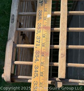 Wooden Antique Chicken Crate Coop<br>

<br><br>

Removal Options:<br><br> Sat (Nov 8) & Sun (Nov 9) 11-3pm, 56 Scotch Hill Rd., Cambridge NY 12816<br><br>

Sat (Nov 15) 12-2pm, TMG Warehouse, 2800 Juniper St., Fairfax, VA 22031<br><br>

Request Shipping (david@themcguiregroupllc.com)
