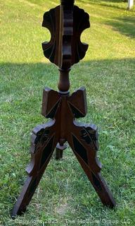 Victorian Plant Stand.  Condition Issues.<br>

<br><br>

Removal Options:<br><br> Sat (Nov 8) & Sun (Nov 9) 11-3pm, 56 Scotch Hill Rd., Cambridge NY 12816<br><br>

Sat (Nov 15) 12-2pm, TMG Warehouse, 2800 Juniper St., Fairfax, VA 22031<br><br>

Request Shipping (david@themcguiregroupllc.com)