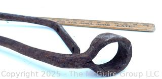 Pair of Long Forged Iron Farm Tools<br>

<br><br>

Removal Options:<br><br> Sat (Nov 8) & Sun (Nov 9) 11-3pm, 56 Scotch Hill Rd., Cambridge NY 12816<br><br>

Sat (Nov 15) 12-2pm, TMG Warehouse, 2800 Juniper St., Fairfax, VA 22031<br><br>

Request Shipping (david@themcguiregroupllc.com) 