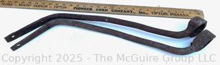 Pair of Long Forged Iron Farm Tools<br>

<br><br>

Removal Options:<br><br> Sat (Nov 8) & Sun (Nov 9) 11-3pm, 56 Scotch Hill Rd., Cambridge NY 12816<br><br>

Sat (Nov 15) 12-2pm, TMG Warehouse, 2800 Juniper St., Fairfax, VA 22031<br><br>

Request Shipping (david@themcguiregroupllc.com) 