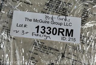 Approximately 30 Contemporary Foreign Postcards<br>

<br><br>

Removal Options:<br><br> Sat (Nov 8) & Sun (Nov 9) 11-3pm, 56 Scotch Hill Rd., Cambridge NY 12816<br><br>

Sat (Nov 15) 12-2pm, TMG Warehouse, 2800 Juniper St., Fairfax, VA 22031<br><br>

Request Shipping (david@themcguiregroupllc.com)