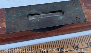 24" Wooden Spirit Level w/ Portal<br>

<br><br>

Removal Options:<br><br> Sat (Nov 8) & Sun (Nov 9) 11-3pm, 56 Scotch Hill Rd., Cambridge NY 12816<br><br>

Sat (Nov 15) 12-2pm, TMG Warehouse, 2800 Juniper St., Fairfax, VA 22031<br><br>

Request Shipping (david@themcguiregroupllc.com)