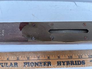 18" Wooden Spiirit Level With One Portal <br>

<br><br>

Removal Options:<br><br> Sat (Nov 8) & Sun (Nov 9) 11-3pm, 56 Scotch Hill Rd., Cambridge NY 12816<br><br>

Sat (Nov 15) 12-2pm, TMG Warehouse, 2800 Juniper St., Fairfax, VA 22031<br><br>

Request Shipping (david@themcguiregroupllc.com)