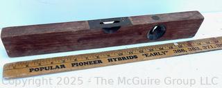 18" Wooden Spirit Level With One Portal (STANLEY) <br>

<br><br>

Removal Options:<br><br> Sat (Nov 8) & Sun (Nov 9) 11-3pm, 56 Scotch Hill Rd., Cambridge NY 12816<br><br>

Sat (Nov 15) 12-2pm, TMG Warehouse, 2800 Juniper St., Fairfax, VA 22031<br><br>

Request Shipping (david@themcguiregroupllc.com)