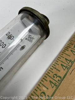 44" Taylor Instrument Brand Glass Industrial Liquid Thermometer <br>

<br><br>

Removal Options:<br><br> Sat (Nov 8) & Sun (Nov 9) 11-3pm, 56 Scotch Hill Rd., Cambridge NY 12816<br><br>

Sat (Nov 15) 12-2pm, TMG Warehouse, 2800 Juniper St., Fairfax, VA 22031<br><br>

Request Shipping (david@themcguiregroupllc.com)