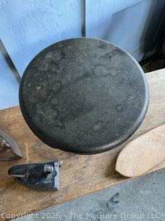 Sad Irons, Stool and Wood Ironing Boards<br>

<br><br>

Removal Options:<br><br> Sat (Nov 8) & Sun (Nov 9) 11-3pm, 56 Scotch Hill Rd., Cambridge NY 12816<br><br>

Sat (Nov 15) 12-2pm, TMG Warehouse, 2800 Juniper St., Fairfax, VA 22031<br><br>

Request Shipping (david@themcguiregroupllc.com)