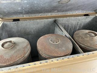 Self-Acting Cream Separator Bardens Patent 1880<br>

<br><br>

Removal Options:<br><br> Sat (Nov 8) & Sun (Nov 9) 11-3pm, 56 Scotch Hill Rd., Cambridge NY 12816<br><br>

Sat (Nov 15) 12-2pm, TMG Warehouse, 2800 Juniper St., Fairfax, VA 22031<br><br>

Request Shipping (david@themcguiregroupllc.com)