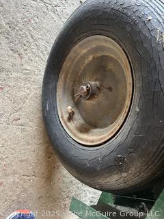 Two-Wheel Single Axel Yard Trailer/Cart for Lawn Tractor <br>

<br><br>

Removal Options:<br><br> Sat (Nov 8) & Sun (Nov 9) 11-3pm, 56 Scotch Hill Rd., Cambridge NY 12816<br><br>


