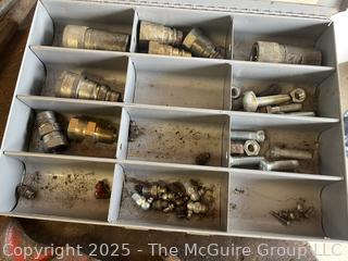 General Farm Hardware Supplies Including Trivet Repair Tool Used When Replacing  Cutting Knives on Sickle Bar Mowing Machines<br>

<br><br>

Removal Options:<br><br> Sat (Nov 8) & Sun (Nov 9) 11-3pm, 56 Scotch Hill Rd., Cambridge NY 12816<br><br>

Sat (Nov 15) 12-2pm, TMG Warehouse, 2800 Juniper St., Fairfax, VA 22031<br><br>

Request Shipping (david@themcguiregroupllc.com)