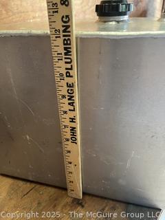 13 Gallon Aluminum Marine Fuel Tank Manufactured by RDS. ??? Part # 59180<br><br>

<br><br>

Removal Options:<br><br> Sat (Nov 8) & Sun (Nov 9) 11-3pm, 56 Scotch Hill Rd., Cambridge NY 12816<br><br>

Sat (Nov 15) 12-2pm, TMG Warehouse, 2800 Juniper St., Fairfax, VA 22031<br><br>

Request Shipping (david@themcguiregroupllc.com)