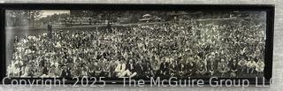 Framed Under Glass Panoramic Black & White Photograph of 33rd National Convention Young People's Christian Union Lake George, NY 1925<br>

<br><br>

Removal Options:<br><br> Sat (Nov 8) & Sun (Nov 9) 11-3pm, 56 Scotch Hill Rd., Cambridge NY 12816<br><br>

Sat (Nov 15) 12-2pm, TMG Warehouse, 2800 Juniper St., Fairfax, VA 22031<br><br>

Request Shipping (david@themcguiregroupllc.com)