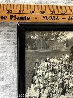 Framed Under Glass Panoramic Black & White Photograph of 33rd National Convention Young People's Christian Union Lake George, NY 1925<br>

<br><br>

Removal Options:<br><br> Sat (Nov 8) & Sun (Nov 9) 11-3pm, 56 Scotch Hill Rd., Cambridge NY 12816<br><br>

Sat (Nov 15) 12-2pm, TMG Warehouse, 2800 Juniper St., Fairfax, VA 22031<br><br>

Request Shipping (david@themcguiregroupllc.com)