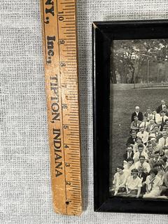Framed Under Glass Panoramic Black & White Photograph of 33rd National Convention Young People's Christian Union Lake George, NY 1925<br>

<br><br>

Removal Options:<br><br> Sat (Nov 8) & Sun (Nov 9) 11-3pm, 56 Scotch Hill Rd., Cambridge NY 12816<br><br>

Sat (Nov 15) 12-2pm, TMG Warehouse, 2800 Juniper St., Fairfax, VA 22031<br><br>

Request Shipping (david@themcguiregroupllc.com)