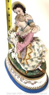 Capodimonte Style Porcelain Romantic Lovers Marked (AC)<br>

<br><br>

Removal Options:<br><br> Sat (Nov 8) & Sun (Nov 9) 11-3pm, 56 Scotch Hill Rd., Cambridge NY 12816<br><br>

Sat (Nov 15) 12-2pm, TMG Warehouse, 2800 Juniper St., Fairfax, VA 22031<br><br>

Request Shipping (david@themcguiregroupllc.com)