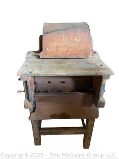 Belt-Powered Grain Thresher Made by Farmers' Manufacturing Company Ohio Circa 1900<br>

<br><br>

Removal Options:<br><br> Sat (Nov 8) & Sun (Nov 9) 11-3pm, 56 Scotch Hill Rd., Cambridge NY 12816<br><br>

Sat (Nov 15) 12-2pm, TMG Warehouse, 2800 Juniper St., Fairfax, VA 22031<br><br>

Request Shipping (david@themcguiregroupllc.com) 