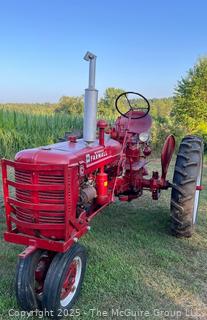 1949 IH Farmall Model C Tractor. This Model Built 1948-1953. 20HP<br>

<br><br>

Removal Options:<br><br> Sat (Nov 8) & Sun (Nov 9) 11-3pm, 56 Scotch Hill Rd., Cambridge NY 12816<br><br>

Sat (Nov 15) 12-2pm, TMG Warehouse, 2800 Juniper St., Fairfax, VA 22031<br><br>

Request Shipping (david@themcguiregroupllc.com)