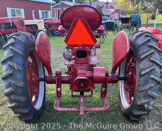 1949 IH Farmall Model C Tractor. This Model Built 1948-1953. 20HP<br>

<br><br>

Removal Options:<br><br> Sat (Nov 8) & Sun (Nov 9) 11-3pm, 56 Scotch Hill Rd., Cambridge NY 12816<br><br>

Sat (Nov 15) 12-2pm, TMG Warehouse, 2800 Juniper St., Fairfax, VA 22031<br><br>

Request Shipping (david@themcguiregroupllc.com)
