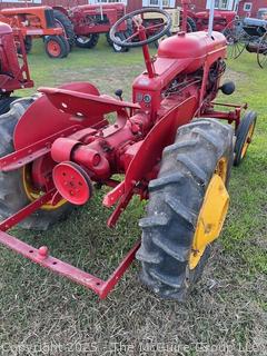 1951 Massey Harris "Pony" Model Tractor. Manufactured by M-H in France and Sold in the US 1951-56. 12HP<br>

<br><br>

Removal Options:<br><br> Sat (Nov 8) & Sun (Nov 9) 11-3pm, 56 Scotch Hill Rd., Cambridge NY 12816<br><br>

Sat (Nov 15) 12-2pm, TMG Warehouse, 2800 Juniper St., Fairfax, VA 22031<br><br>

Request Shipping (david@themcguiregroupllc.com)