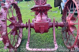 1934 McCormick-Deering FARMALL Model F-12 Tractor w/ Steel Wheels. Built 1932-38. Available with Rubber Tires in 1934. 12HP<br>

<br><br>

Removal Options:<br><br> Sat (Nov 8) & Sun (Nov 9) 11-3pm, 56 Scotch Hill Rd., Cambridge NY 12816<br><br>

Sat (Nov 15) 12-2pm, TMG Warehouse, 2800 Juniper St., Fairfax, VA 22031<br><br>

Request Shipping (david@themcguiregroupllc.com) 
