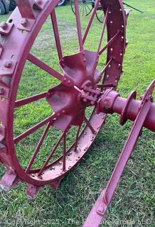 1934 McCormick-Deering FARMALL Model F-12 Tractor w/ Steel Wheels. Built 1932-38. Available with Rubber Tires in 1934. 12HP<br>

<br><br>

Removal Options:<br><br> Sat (Nov 8) & Sun (Nov 9) 11-3pm, 56 Scotch Hill Rd., Cambridge NY 12816<br><br>

Sat (Nov 15) 12-2pm, TMG Warehouse, 2800 Juniper St., Fairfax, VA 22031<br><br>

Request Shipping (david@themcguiregroupllc.com) 
