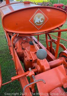 1936 ALLIS-CHALMERS Model WC, Manufactured From 1933-1948.  22HP  Knotable for Features Such as Its Two Clutch System, Independent PTO Operation and Power Shift Rear Wheels for Adjustable Tread Width. <br>

<br><br>

Removal Options:<br><br> Sat (Nov 8) & Sun (Nov 9) 11-3pm, 56 Scotch Hill Rd., Cambridge NY 12816<br><br>

Sat (Nov 15) 12-2pm, TMG Warehouse, 2800 Juniper St., Fairfax, VA 22031<br><br>

Request Shipping (david@themcguiregroupllc.com)