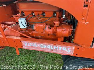 1936 ALLIS-CHALMERS Model WC, Manufactured From 1933-1948.  22HP  Knotable for Features Such as Its Two Clutch System, Independent PTO Operation and Power Shift Rear Wheels for Adjustable Tread Width. <br>

<br><br>

Removal Options:<br><br> Sat (Nov 8) & Sun (Nov 9) 11-3pm, 56 Scotch Hill Rd., Cambridge NY 12816<br><br>

Sat (Nov 15) 12-2pm, TMG Warehouse, 2800 Juniper St., Fairfax, VA 22031<br><br>

Request Shipping (david@themcguiregroupllc.com)