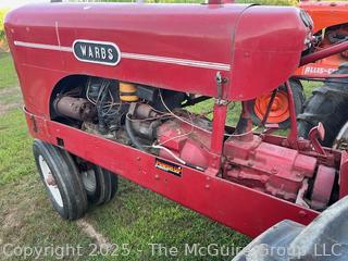 1949 WARDS Tractor.  Manufactured by The Custom Tractor Co. Shelbyville, Indiana. Chrysler 50 HP Engine. Sold by Montgomery Wards 1949-1952<br>

<br><br>

Removal Options:<br><br> Sat (Nov 8) & Sun (Nov 9) 11-3pm, 56 Scotch Hill Rd., Cambridge NY 12816<br><br>

Sat (Nov 15) 12-2pm, TMG Warehouse, 2800 Juniper St., Fairfax, VA 22031<br><br>

Request Shipping (david@themcguiregroupllc.com)  