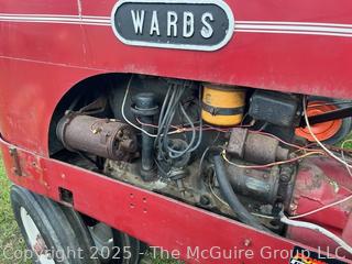 1949 WARDS Tractor.  Manufactured by The Custom Tractor Co. Shelbyville, Indiana. Chrysler 50 HP Engine. Sold by Montgomery Wards 1949-1952<br>

<br><br>

Removal Options:<br><br> Sat (Nov 8) & Sun (Nov 9) 11-3pm, 56 Scotch Hill Rd., Cambridge NY 12816<br><br>

Sat (Nov 15) 12-2pm, TMG Warehouse, 2800 Juniper St., Fairfax, VA 22031<br><br>

Request Shipping (david@themcguiregroupllc.com)  