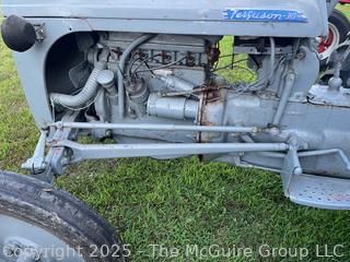 Circa 1950 FERGUSON Model 30 Tractor. Manufactured in England and Known for Its Hydraulic System. <br>

<br><br>

Removal Options:<br><br> Sat (Nov 8) & Sun (Nov 9) 11-3pm, 56 Scotch Hill Rd., Cambridge NY 12816<br><br>

Sat (Nov 15) 12-2pm, TMG Warehouse, 2800 Juniper St., Fairfax, VA 22031<br><br>

Request Shipping (david@themcguiregroupllc.com)