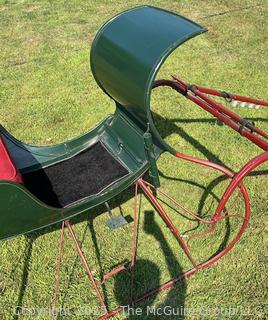 Restored Horse-Drawn Cutter Sleigh Sled w/ Mohair Upholstery<br>

<br><br>

Removal Options:<br><br> Sat (Nov 8) & Sun (Nov 9) 11-3pm, 56 Scotch Hill Rd., Cambridge NY 12816<br><br>

Sat (Nov 15) 12-2pm, TMG Warehouse, 2800 Juniper St., Fairfax, VA 22031<br><br>

Request Shipping (david@themcguiregroupllc.com)
