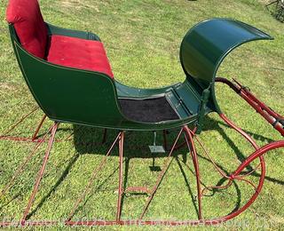 Restored Horse-Drawn Cutter Sleigh Sled w/ Mohair Upholstery<br>

<br><br>

Removal Options:<br><br> Sat (Nov 8) & Sun (Nov 9) 11-3pm, 56 Scotch Hill Rd., Cambridge NY 12816<br><br>

Sat (Nov 15) 12-2pm, TMG Warehouse, 2800 Juniper St., Fairfax, VA 22031<br><br>

Request Shipping (david@themcguiregroupllc.com)
