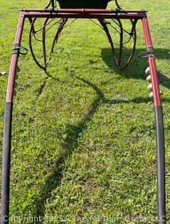 Restored Horse-Drawn Cutter Sleigh Sled w/ Mohair Upholstery<br>

<br><br>

Removal Options:<br><br> Sat (Nov 8) & Sun (Nov 9) 11-3pm, 56 Scotch Hill Rd., Cambridge NY 12816<br><br>

Sat (Nov 15) 12-2pm, TMG Warehouse, 2800 Juniper St., Fairfax, VA 22031<br><br>

Request Shipping (david@themcguiregroupllc.com)
