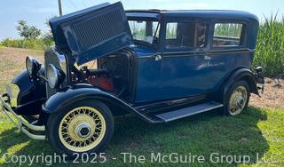 1931 Essex Super Six Town Two (2) Door Sedan. Made by Hudson Motor Car Co. See All Photos in the Gallery.<br>

<br><br>

Removal Options:<br><br> Sat (Nov 8) & Sun (Nov 9) 11-3pm, 56 Scotch Hill Rd., Cambridge NY 12816<br><br>

Sat (Nov 15) 12-2pm, TMG Warehouse, 2800 Juniper St., Fairfax, VA 22031<br><br>

Request Shipping (david@themcguiregroupllc.com)