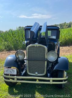 1931 Essex Super Six Town Two (2) Door Sedan. Made by Hudson Motor Car Co. See All Photos in the Gallery.<br>

<br><br>

Removal Options:<br><br> Sat (Nov 8) & Sun (Nov 9) 11-3pm, 56 Scotch Hill Rd., Cambridge NY 12816<br><br>

Sat (Nov 15) 12-2pm, TMG Warehouse, 2800 Juniper St., Fairfax, VA 22031<br><br>

Request Shipping (david@themcguiregroupllc.com)