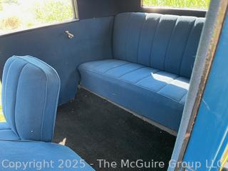 1931 Essex Super Six Town Two (2) Door Sedan. Made by Hudson Motor Car Co. See All Photos in the Gallery.<br>

<br><br>

Removal Options:<br><br> Sat (Nov 8) & Sun (Nov 9) 11-3pm, 56 Scotch Hill Rd., Cambridge NY 12816<br><br>

Sat (Nov 15) 12-2pm, TMG Warehouse, 2800 Juniper St., Fairfax, VA 22031<br><br>

Request Shipping (david@themcguiregroupllc.com)
