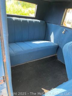1931 Essex Super Six Town Two (2) Door Sedan. Made by Hudson Motor Car Co. See All Photos in the Gallery.<br>

<br><br>

Removal Options:<br><br> Sat (Nov 8) & Sun (Nov 9) 11-3pm, 56 Scotch Hill Rd., Cambridge NY 12816<br><br>

Sat (Nov 15) 12-2pm, TMG Warehouse, 2800 Juniper St., Fairfax, VA 22031<br><br>

Request Shipping (david@themcguiregroupllc.com)