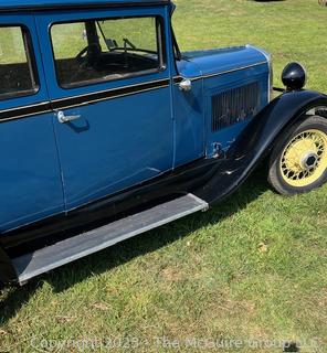 1931 Essex Super Six Town Two (2) Door Sedan. Made by Hudson Motor Car Co. See All Photos in the Gallery.<br>

<br><br>

Removal Options:<br><br> Sat (Nov 8) & Sun (Nov 9) 11-3pm, 56 Scotch Hill Rd., Cambridge NY 12816<br><br>

Sat (Nov 15) 12-2pm, TMG Warehouse, 2800 Juniper St., Fairfax, VA 22031<br><br>

Request Shipping (david@themcguiregroupllc.com)
