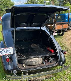 1938 Chevrolet Master Deluxe Capitol Two (2) Door Sedan. Body by Fisher G87, Style # 38-1017, Trim # 76 and Paint # 301.  See All Photos in the Gallery. <br>

<br><br>

Removal Options:<br><br> Sat (Nov 8) & Sun (Nov 9) 11-3pm, 56 Scotch Hill Rd., Cambridge NY 12816<br><br>

Sat (Nov 15) 12-2pm, TMG Warehouse, 2800 Juniper St., Fairfax, VA 22031<br><br>

Request Shipping (david@themcguiregroupllc.com)
