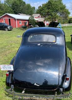 1938 Chevrolet Master Deluxe Capitol Two (2) Door Sedan. Body by Fisher G87, Style # 38-1017, Trim # 76 and Paint # 301.  See All Photos in the Gallery. <br>

<br><br>

Removal Options:<br><br> Sat (Nov 8) & Sun (Nov 9) 11-3pm, 56 Scotch Hill Rd., Cambridge NY 12816<br><br>

Sat (Nov 15) 12-2pm, TMG Warehouse, 2800 Juniper St., Fairfax, VA 22031<br><br>

Request Shipping (david@themcguiregroupllc.com)
