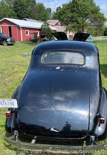 1938 Chevrolet Master Deluxe Capitol Two (2) Door Sedan. Body by Fisher G87, Style # 38-1017, Trim # 76 and Paint # 301.  See All Photos in the Gallery. <br>

<br><br>

Removal Options:<br><br> Sat (Nov 8) & Sun (Nov 9) 11-3pm, 56 Scotch Hill Rd., Cambridge NY 12816<br><br>

Sat (Nov 15) 12-2pm, TMG Warehouse, 2800 Juniper St., Fairfax, VA 22031<br><br>

Request Shipping (david@themcguiregroupllc.com)
