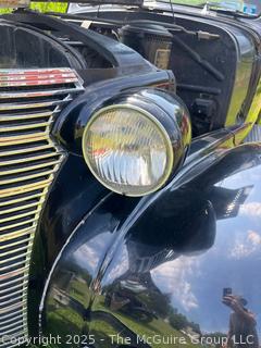 1938 Chevrolet Master Deluxe Capitol Two (2) Door Sedan. Body by Fisher G87, Style # 38-1017, Trim # 76 and Paint # 301.  See All Photos in the Gallery. <br>

<br><br>

Removal Options:<br><br> Sat (Nov 8) & Sun (Nov 9) 11-3pm, 56 Scotch Hill Rd., Cambridge NY 12816<br><br>

Sat (Nov 15) 12-2pm, TMG Warehouse, 2800 Juniper St., Fairfax, VA 22031<br><br>

Request Shipping (david@themcguiregroupllc.com)
