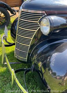 1938 Chevrolet Master Deluxe Capitol Two (2) Door Sedan. Body by Fisher G87, Style # 38-1017, Trim # 76 and Paint # 301.  See All Photos in the Gallery. <br>

<br><br>

Removal Options:<br><br> Sat (Nov 8) & Sun (Nov 9) 11-3pm, 56 Scotch Hill Rd., Cambridge NY 12816<br><br>

Sat (Nov 15) 12-2pm, TMG Warehouse, 2800 Juniper St., Fairfax, VA 22031<br><br>

Request Shipping (david@themcguiregroupllc.com)
