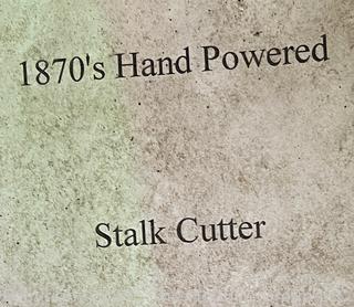 1870's Hand-Powered Stalk Cutting Machine<br>

<br><br>

Removal Options:<br><br> Sat (Nov 8) & Sun (Nov 9) 11-3pm, 56 Scotch Hill Rd., Cambridge NY 12816<br><br>

Sat (Nov 15) 12-2pm, TMG Warehouse, 2800 Juniper St., Fairfax, VA 22031<br><br>

Request Shipping (david@themcguiregroupllc.com)