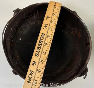 Two (2) Cast Iron Pots w/ Wire Bales for Cooking or Possibly Lead Smelting<br>

<br><br>

Removal Options:<br><br> Sat (Nov 8) & Sun (Nov 9) 11-3pm, 56 Scotch Hill Rd., Cambridge NY 12816<br><br>

Sat (Nov 15) 12-2pm, TMG Warehouse, 2800 Juniper St., Fairfax, VA 22031<br><br>

Request Shipping (david@themcguiregroupllc.com)