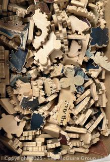 Wooden Pastime Puzzle by Parker Bros. <br>

<br><br>

Removal Options:<br><br> Sat (Nov 8) & Sun (Nov 9) 11-3pm, 56 Scotch Hill Rd., Cambridge NY 12816<br><br>

Sat (Nov 15) 12-2pm, TMG Warehouse, 2800 Juniper St., Fairfax, VA 22031<br><br>

Request Shipping (david@themcguiregroupllc.com)