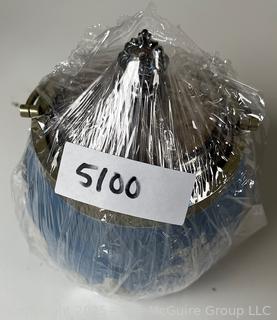Wedgwood Jasperware Blue Biscuit Barrel Jar <br>

<br><br>

Removal Options:<br><br> Sat (Nov 8) & Sun (Nov 9) 11-3pm, 56 Scotch Hill Rd., Cambridge NY 12816<br><br>

Sat (Nov 15) 12-2pm, TMG Warehouse, 2800 Juniper St., Fairfax, VA 22031<br><br>

Request Shipping (david@themcguiregroupllc.com)