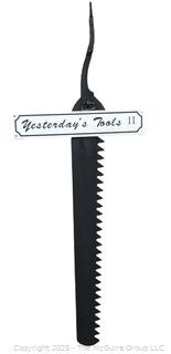 Collection of Antique Farm Equipment Including Horse Harness Single and Doubletrees, Ice Cutting. See All Photos in the Gallery
Saw Blade, Hay Fork and Two-Man Crosscut Saw Blade. <br>

<br><br>

Removal Options:<br><br> Sat (Nov 8) & Sun (Nov 9) 11-3pm, 56 Scotch Hill Rd., Cambridge NY 12816<br><br>

Sat (Nov 15) 12-2pm, TMG Warehouse, 2800 Juniper St., Fairfax, VA 22031<br><br>

Request Shipping (david@themcguiregroupllc.com)   