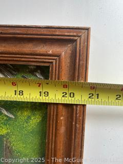 Framed Landscape Oil on Artists Canvas Board Signed Lower Right "Ruth '89" <br>

<br><br>

Removal Options:<br><br> Sat (Nov 8) & Sun (Nov 9) 11-3pm, 56 Scotch Hill Rd., Cambridge NY 12816<br><br>

Sat (Nov 15) 12-2pm, TMG Warehouse, 2800 Juniper St., Fairfax, VA 22031<br><br>

Request Shipping (david@themcguiregroupllc.com) 