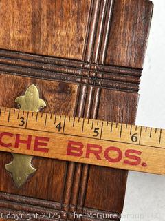 Victorian Walnut Brass Bound Writing Box